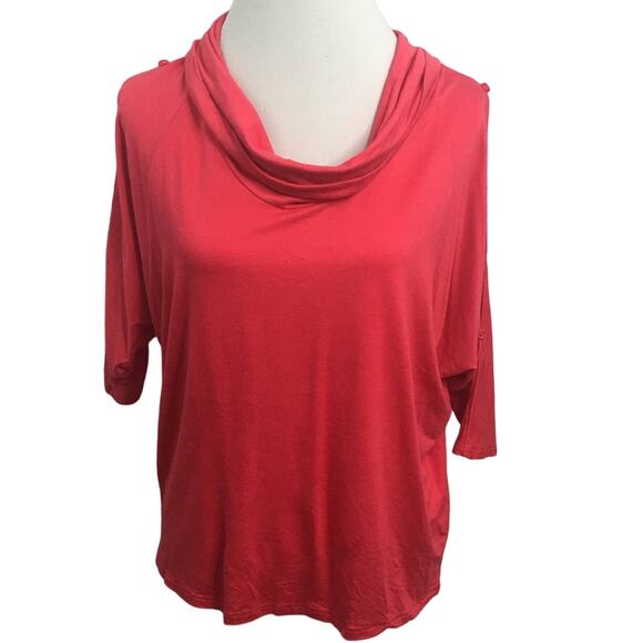 Pleione Women's Cowl Neck Top Size Medium - Picture 1 of 6